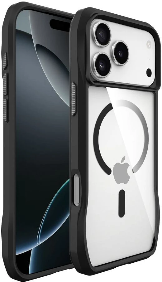 Dėklas ROAR case SLIM DEFENDER compatible with MagSafe for IPHONE 18 Pro / 17 Pro juodas