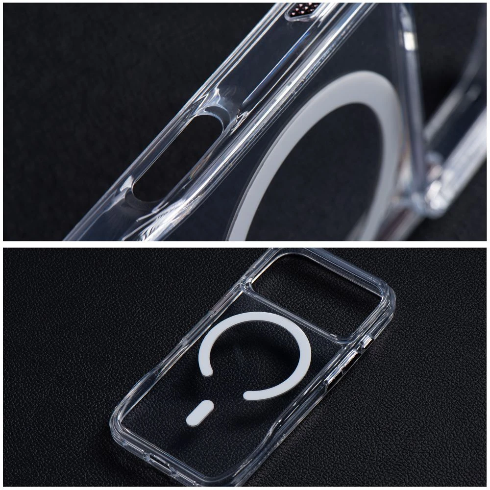 Dėklas ROAR case SLIM DEFENDER compatible with MagSafe for IPHONE 18 Pro / 17 Pro transparent