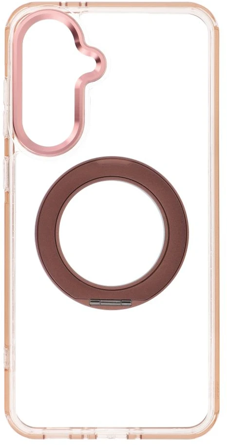 Oem Dėklas Samsung A36 Frame Circle Stand, suderinamas su MagSafe, auksinis