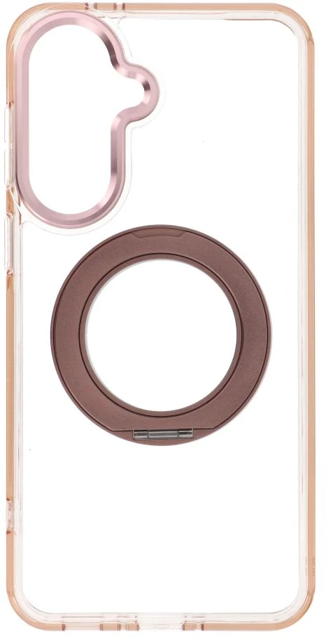Oem Dėklas Samsung A37 Frame Circle Stand, suderinamas su MagSafe, auksinis