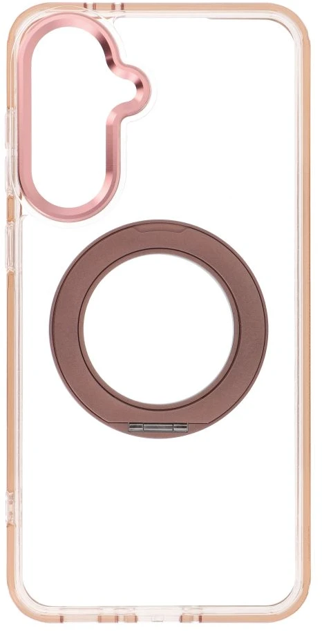 Oem Dėklas Samsung A56 Frame Circle Stand, suderinamas su MagSafe, auksinis