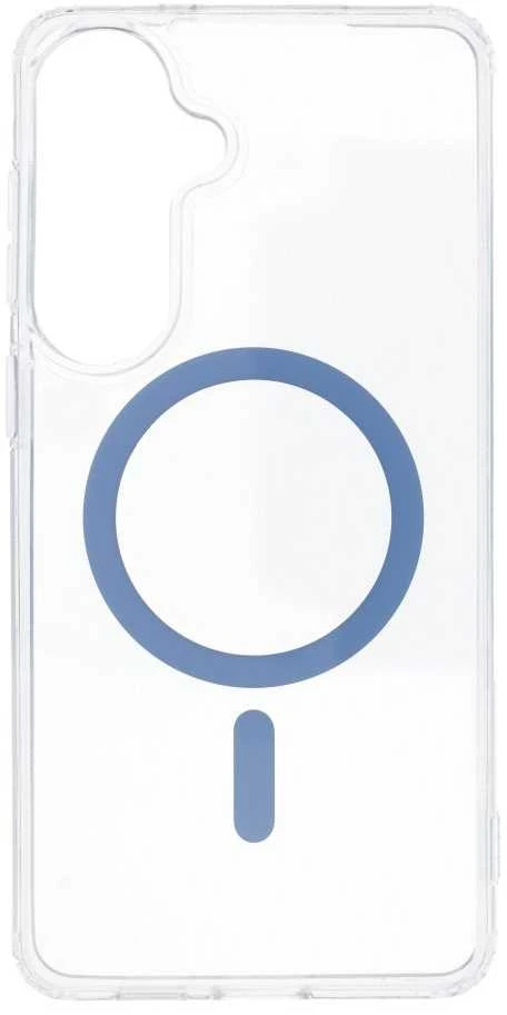 Oem Dėklas na Samsung S26 PLUS Drop Glue Colorful Ring Mag Cover zgodne su MagSafe jasnoniebieskie