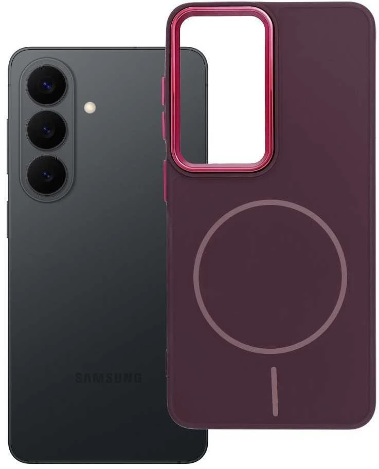Oem Dėklas na Samsung S26 Frame Mag Cover zgodne su MagSafe violetinė