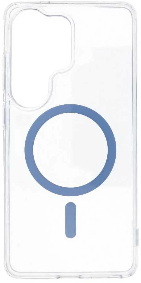 Oem Dėklas na Samsung S26 ULTRA Drop Glue Colorful Ring Mag Cover zgodne su MagSafe jasnoniebieskie