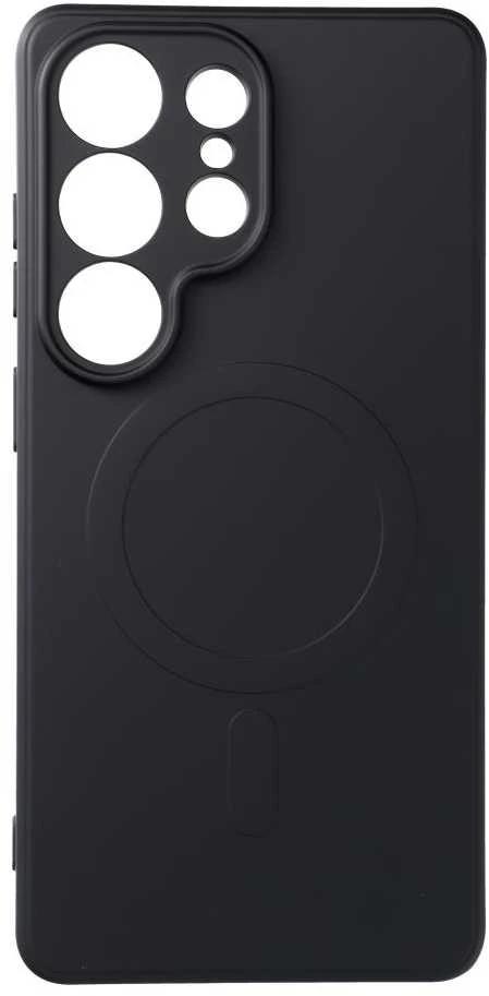 Oem Dėklas, skirtas Samsung S26 ULTRA, Silicone Mag Cover, suderinamas su MagSafe (kameros apsauga), juoda