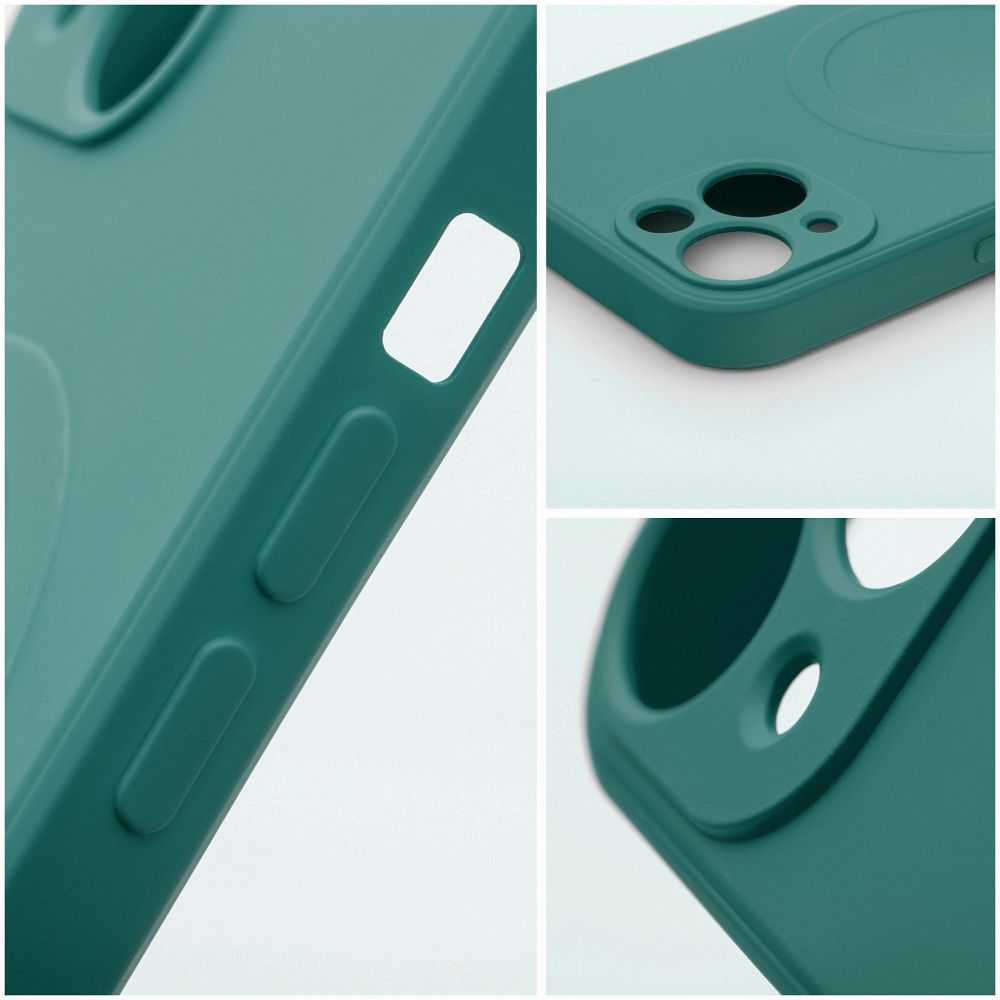 Oem Dėklas na Samsung S26 PLUS Silicone Mag Cover zgodne su MagSafe (camera protection) žalia