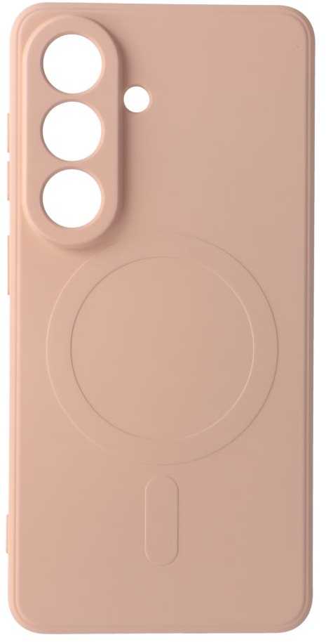Oem Dėklas na Samsung S26 Silicone Mag Cover zgodne su MagSafe (camera protection) rožinė