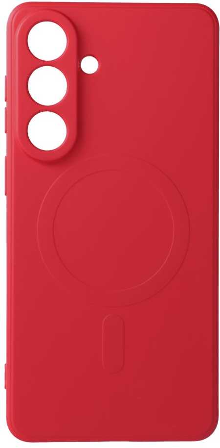 Oem Dėklas na Samsung S26 PLUS Silicone Mag Cover zgodne su MagSafe (camera protection) raudona