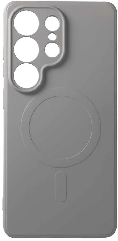 Oem Dėklas na Samsung S26 ULTRA Silicone Mag Cover zgodne su MagSafe (camera protection) tytanowo pilka