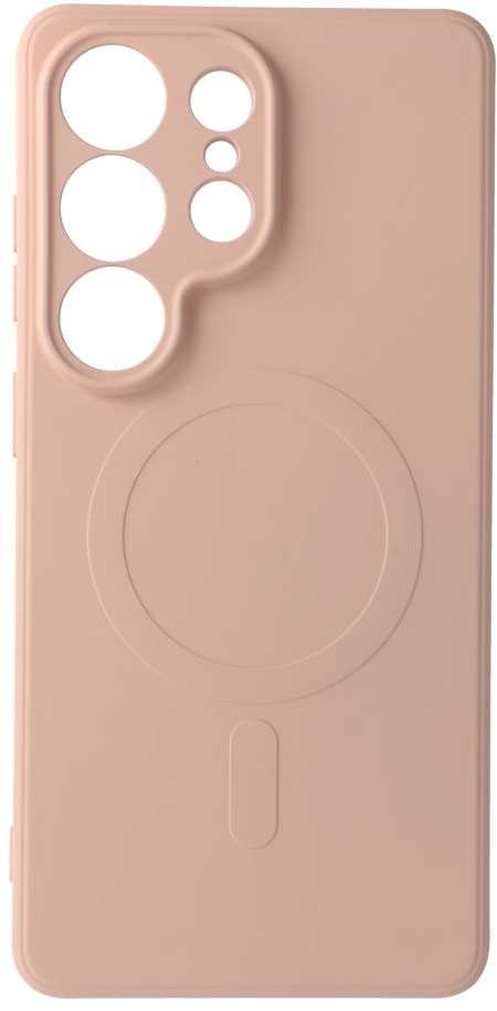 Oem Dėklas na Samsung S26 ULTRA Silicone Mag Cover zgodne su MagSafe (camera protection) rožinė