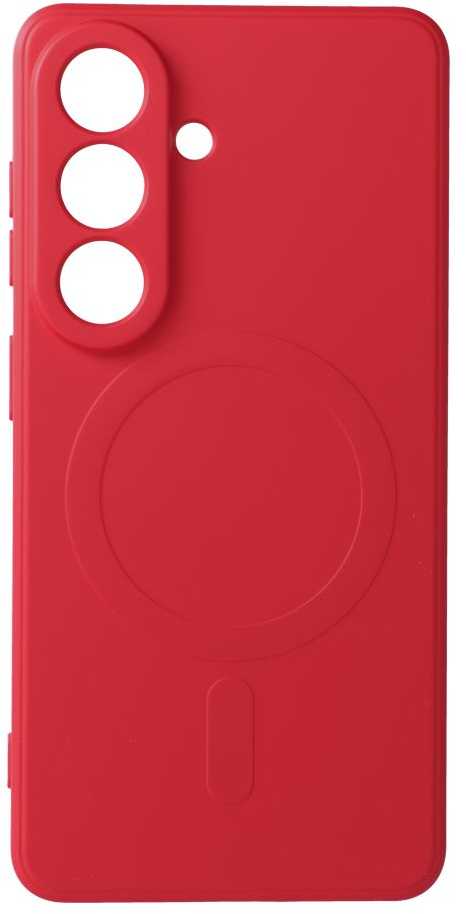 Oem Dėklas na Samsung S26 Silicone Mag Cover zgodne su MagSafe (camera protection) raudona