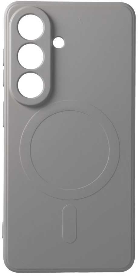Oem Dėklas na Samsung S26 Silicone Mag Cover zgodne su MagSafe (camera protection) tytanowo pilka
