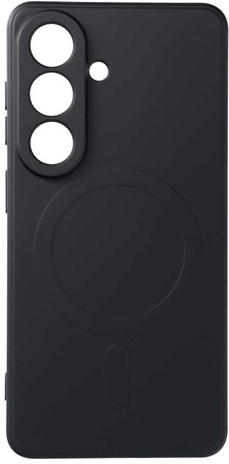 Oem Dėklas na Samsung S26 Silicone Mag Cover zgodne su MagSafe (camera protection) juoda