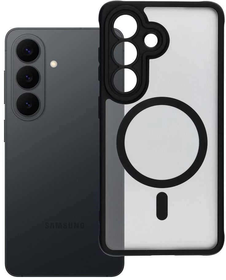 Oem Dėklas na Samsung S26 Full Matte Mag Cover zgodne su MagSafe juoda