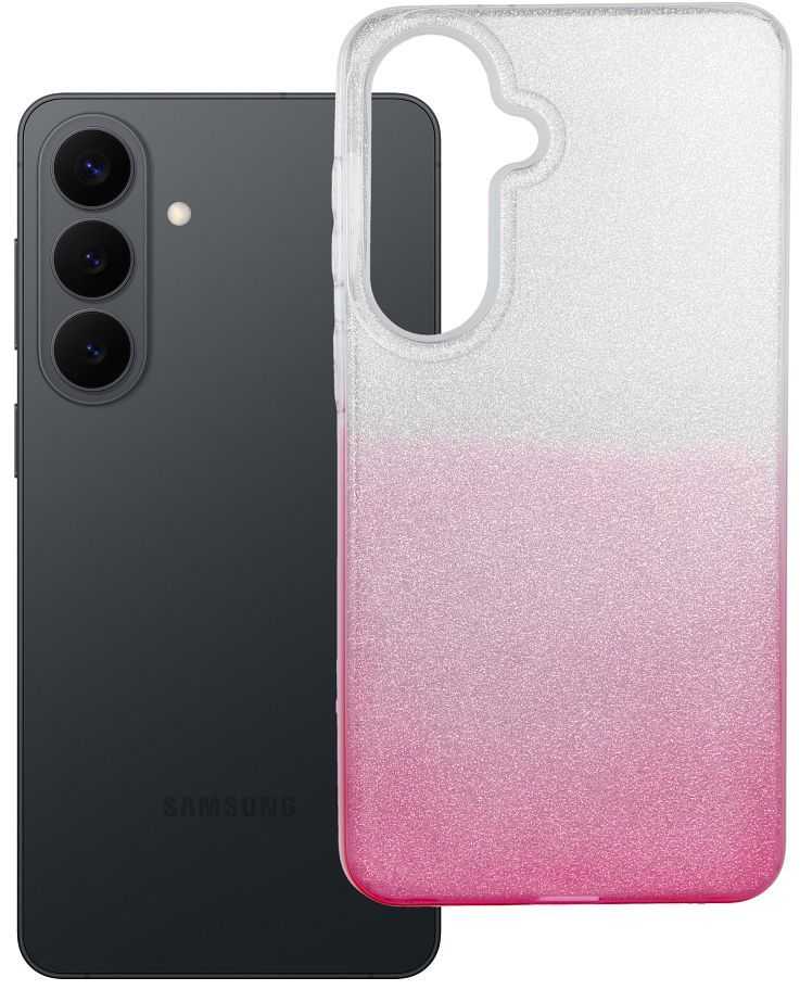 Oem Dėklas na Samsung S26 PLUS Shining transparentne rožinė
