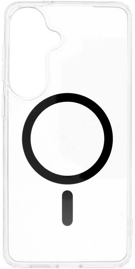 Oem Dėklas na Samsung S26 PLUS Drop Glue Colorful Ring Mag Cover zgodne su MagSafe juoda