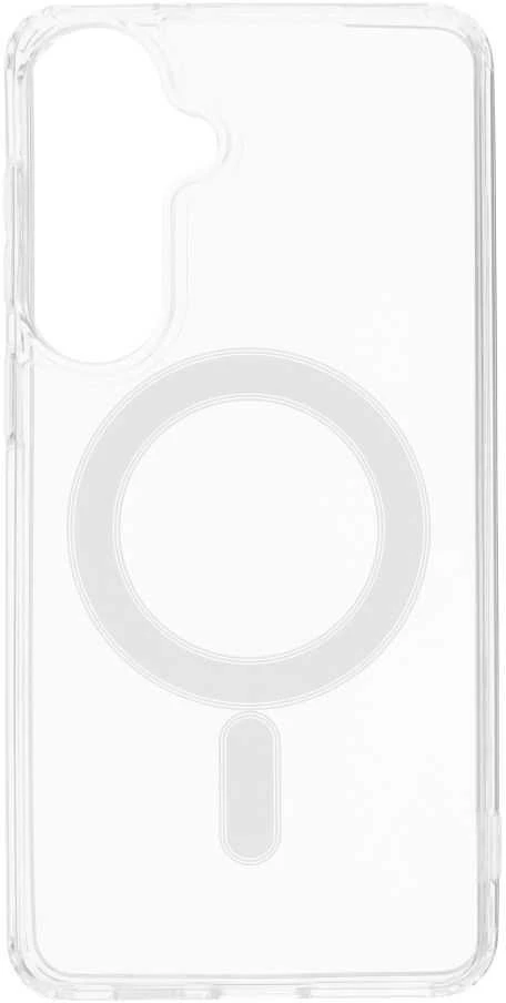 Dėklas Oem „Samsung S26 PLUS Clear Mag Cover“ (Str) dėklai yra patogūs skaidrūs „MagSafe“ dėklai.