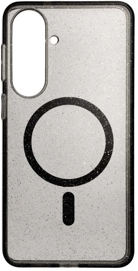 Oem Dėklas na Samsung S26 PLUS Clear Mag Cover - Glitter (Str) zgodne su MagSafe juoda glitter