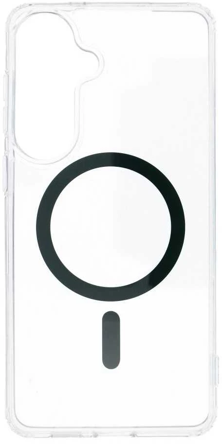 Oem Dėklas na Samsung S26 PLUS Drop Glue Colorful Ring Mag Cover suderinamas su MagSafe tamsiai žalia