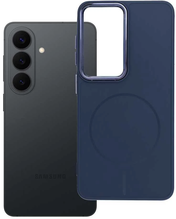 Oem Dėklas na Samsung S26 Frame Mag Cover zgodne su MagSafe tamsiai mėlyna
