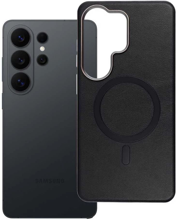 Oem Dėklas na Samsung S26 ULTRA Gentleman Mag Cover zgodne su MagSafe juoda