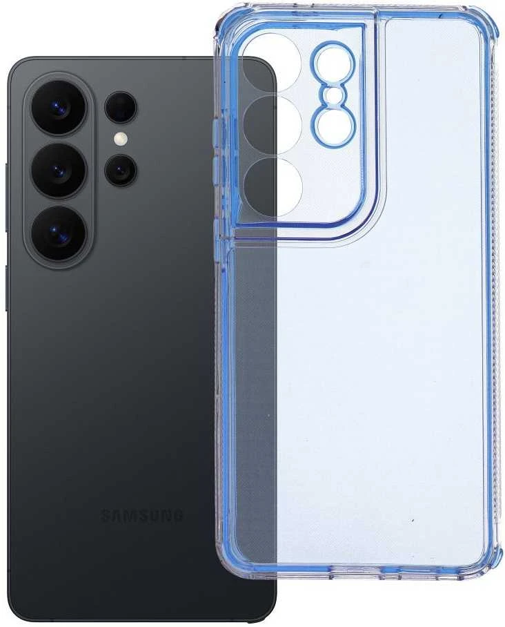 Oem Dėklas na Samsung S26 ULTRA Matrix Clear mėlyna