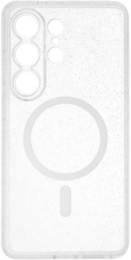 Dėklas Oem „Samsung S26 ULTRA Clear Mag Cover“ – blizgučiai (apsauginiai / kameros dėklai) tinka „MagSafe“ skaidriems blizgučiams.