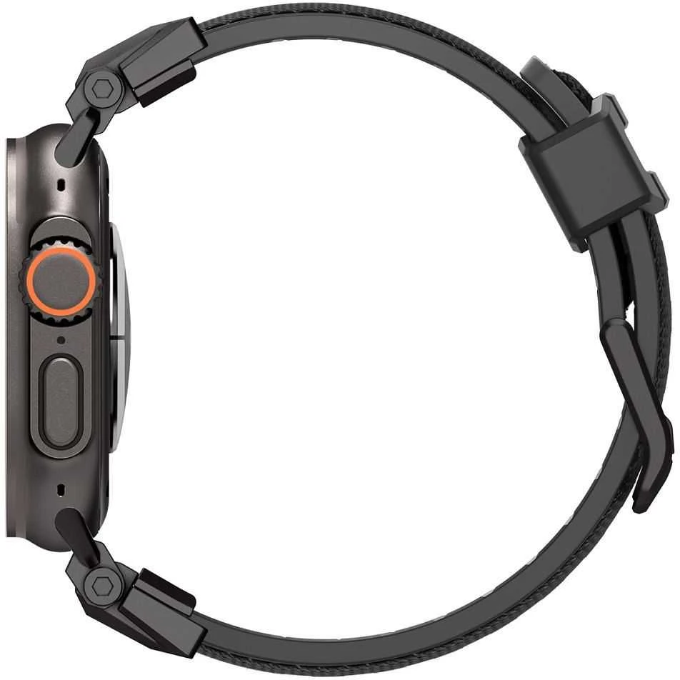 „Spigen DuraPro Armor“ dirželis, skirtas „Apple Watch 44 / 45 / 46 / 49 mm“ – pilkas