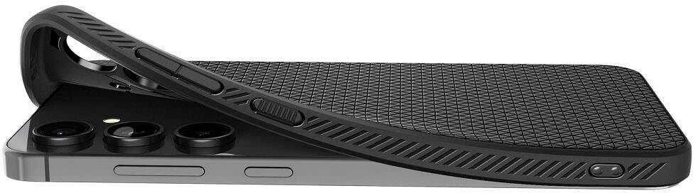 Samsung Galaxy S24 FE Spigen Liquid Air Matte Matte dėklas telefonui juodos spalvos