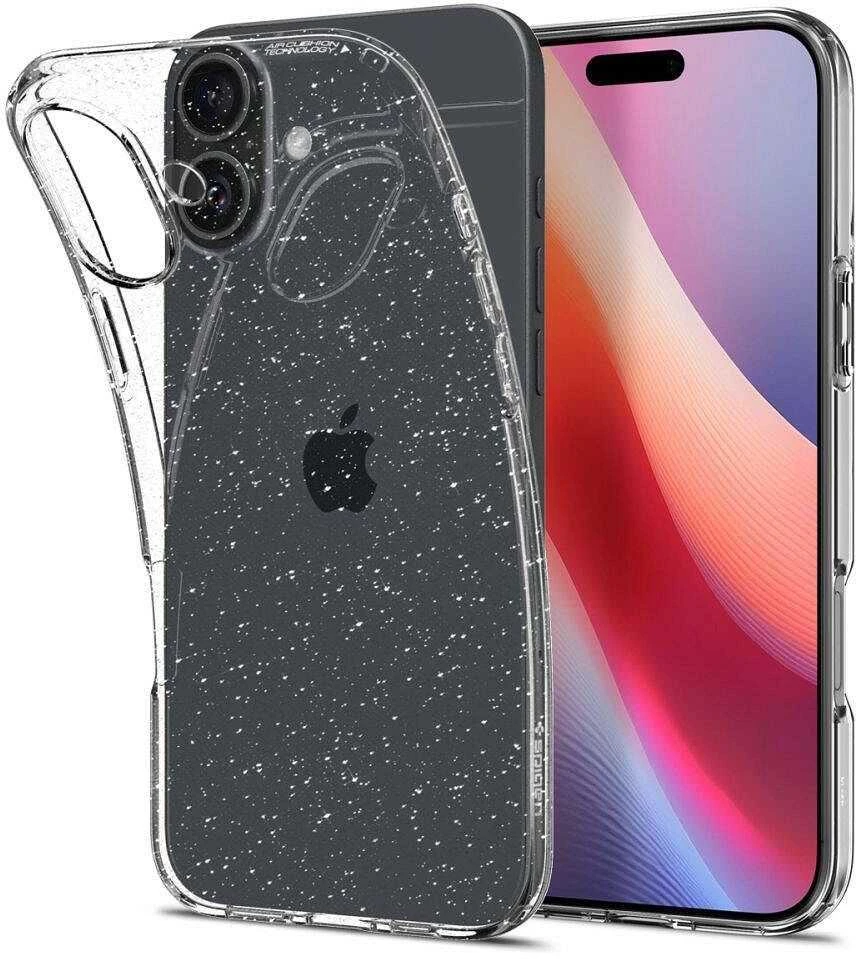 „Spigen“ skystųjų kristalų dėklas „Apple iPhone 16 Plus 6.7“ blizgantis kristalas ACS08065