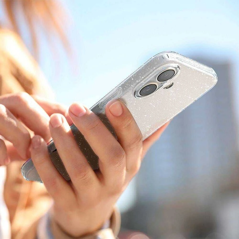 „Spigen“ skystųjų kristalų dėklas „Apple iPhone 16 Plus 6.7“ blizgantis kristalas ACS08065