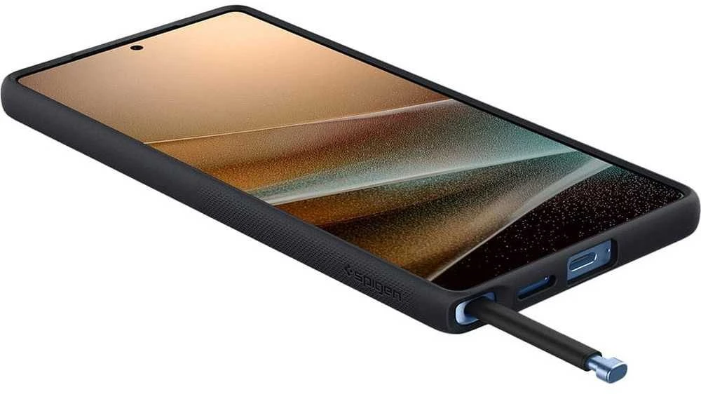 Spigen Caseology Nano Pop dėklas skirtas Samsung Galaxy S25 Ultra – juodos spalvos