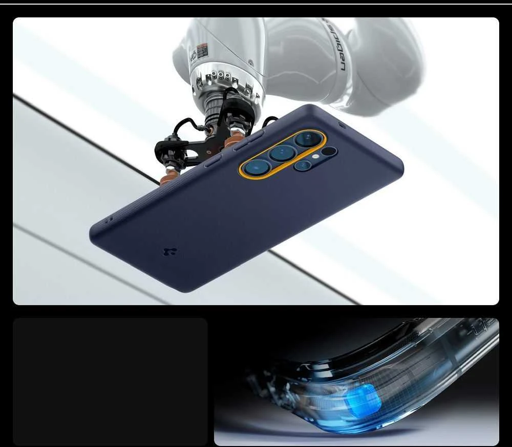 Dėklas Spigen Nano Pop MagSafe, mėlyna (blueberry navy) – Samsung Galaxy S25 Ultra