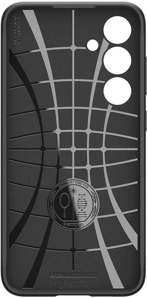 Spigen Rugged Armor Samsung Galaxy S24 FE – dėklas telefonui juodos spalvos