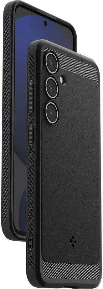 Spigen Rugged Armor Samsung Galaxy S24 FE – dėklas telefonui juodos spalvos