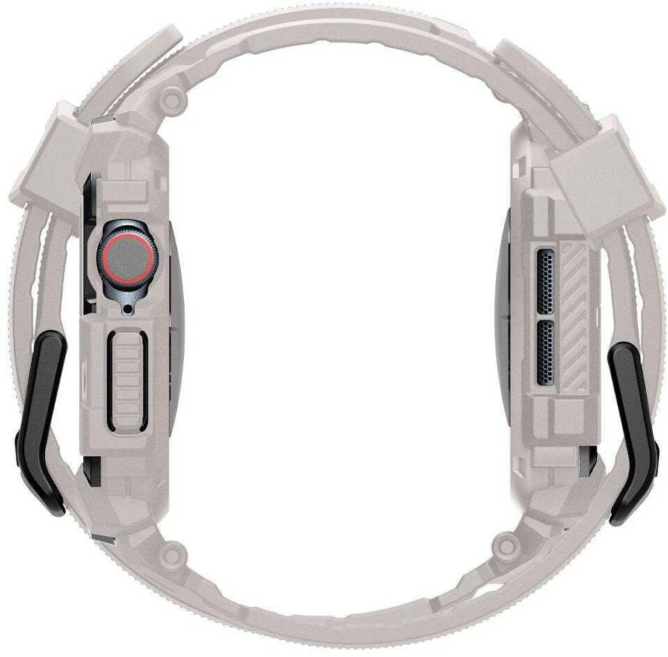 Spigen Rugged Armor ”Pro” Apyrankė for Apple Watch 10 (46MM) – rusvai gelsvas