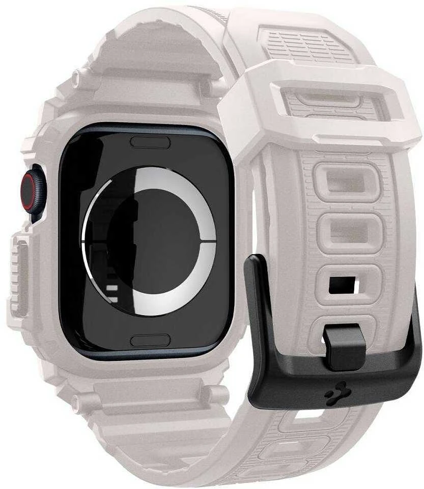 Spigen Rugged Armor ”Pro” Apyrankė for Apple Watch 10 (46MM) – rusvai gelsvas