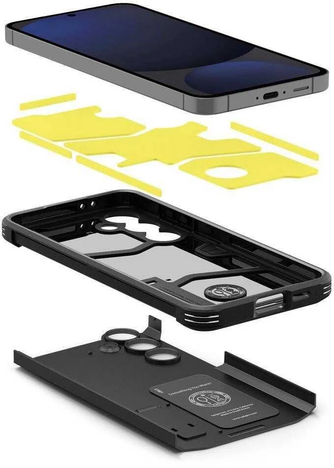 Spigen Tough Armor – dėklas skirtas Samsung Galaxy S24 FE Juodas