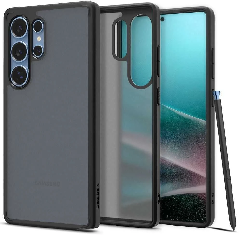 Dėklas Spigen Ultra Hybrid Galaxy S25 Ultra frost juodas