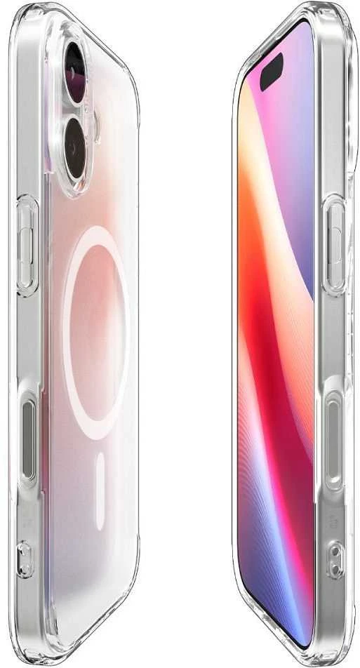 Spigen Ultra Hybrid MagSafe dėklas skirtas Apple iPhone 17 – baltos spalvos