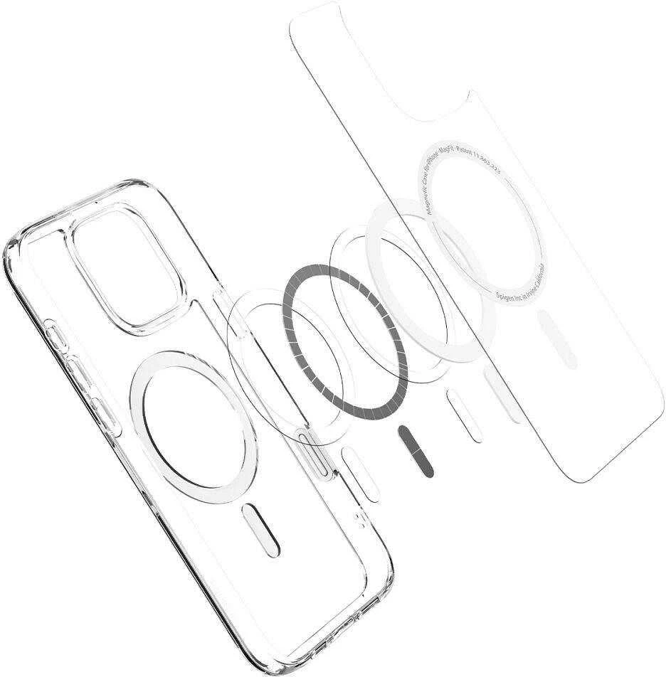 Spigen ULTRA HYBRID "T" MAG MAGSAFE Apple iPhone 16 Pro Max dėklas telefonui baltos spalvos