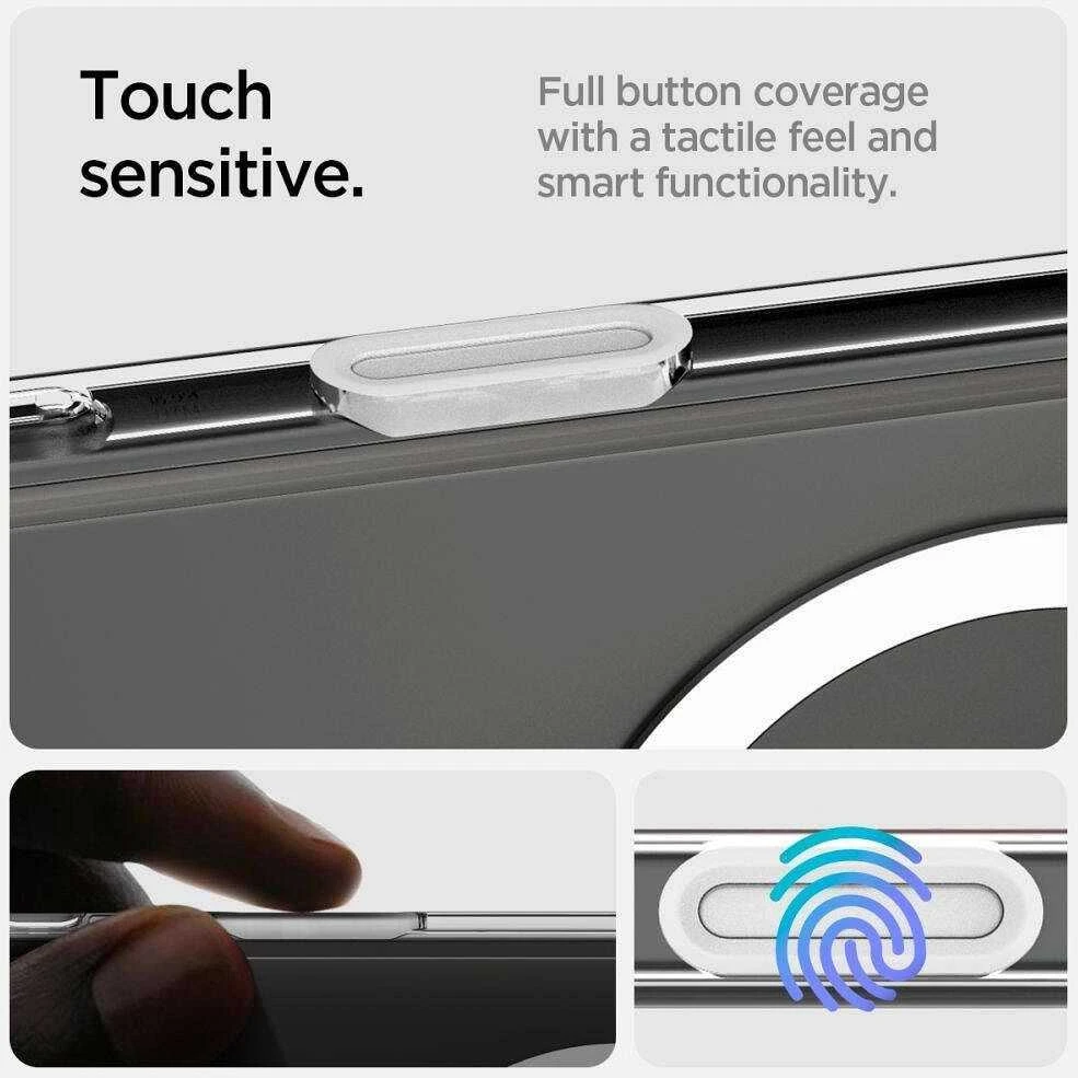 Spigen ULTRA HYBRID "T" MAG MAGSAFE Apple iPhone 16 Pro Max dėklas telefonui baltos spalvos