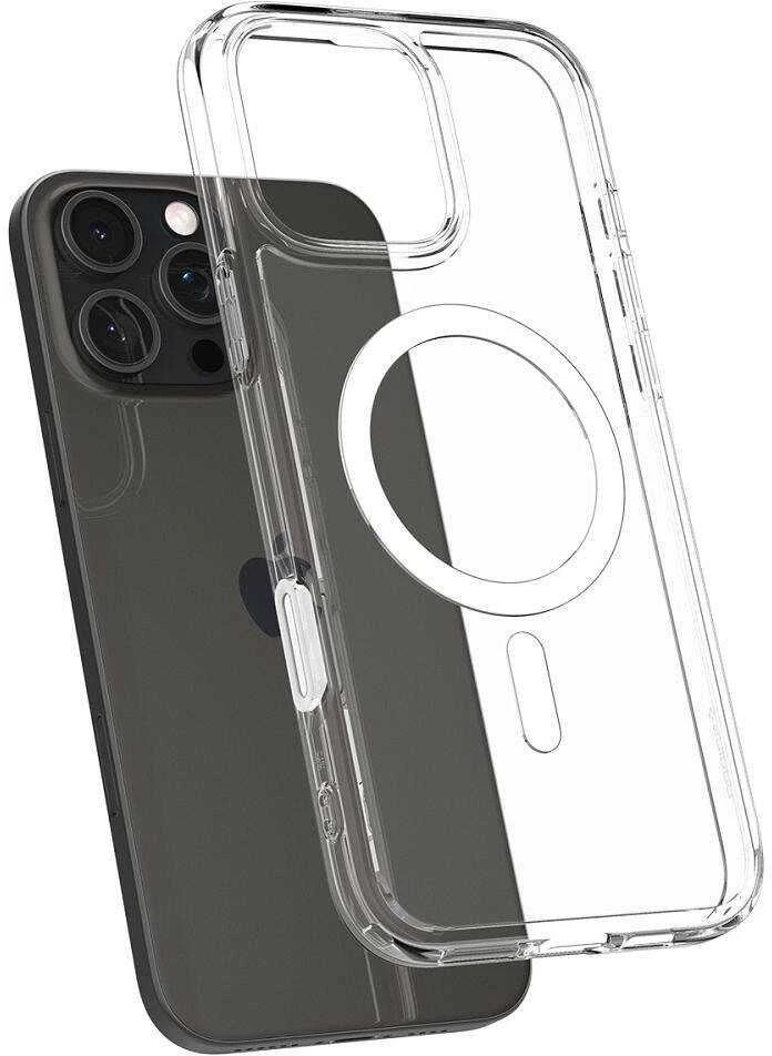 Spigen ULTRA HYBRID "T" MAG MAGSAFE Apple iPhone 16 Pro Max dėklas telefonui baltos spalvos