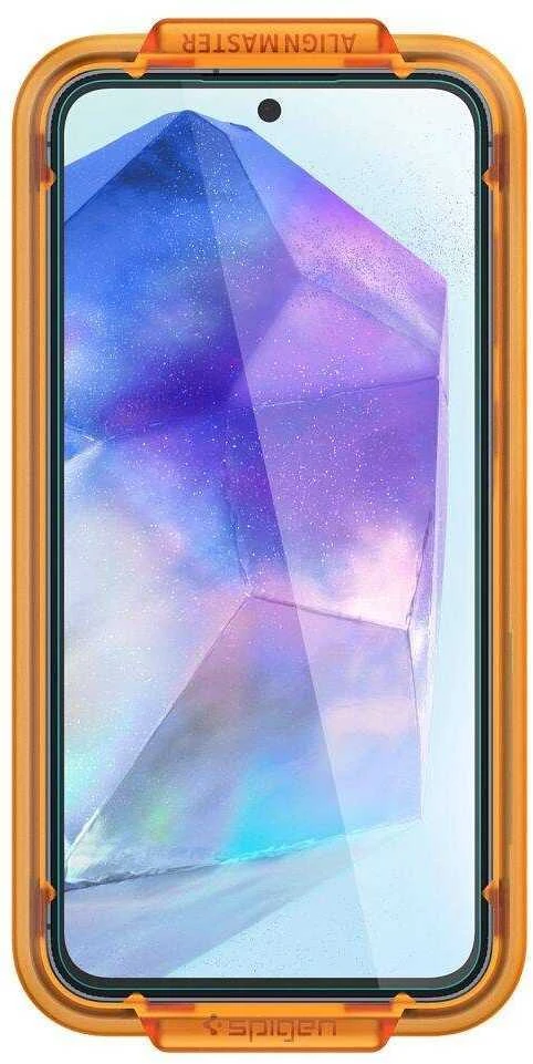 Apsauginis stiklas Samsung Galaxy A55 5G Spigen ALM Glas.tr 2-pack skaidrus