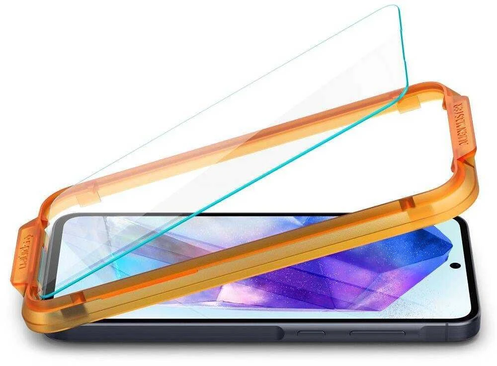Apsauginis stiklas Samsung Galaxy A55 5G Spigen ALM Glas.tr 2-pack skaidrus