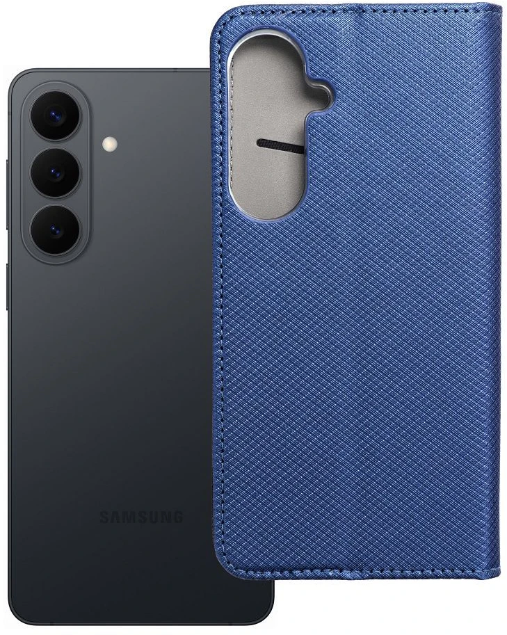 Oem Dėklas su atvartu, skirtas Samsung S26 PLUS išmaniajam dėklui, tamsiai mėlynas