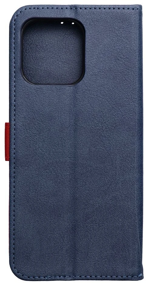 „OEM Flip dėklas, skirtas Motorola G57 POWER Split Book, tamsiai mėlynas ir raudonas“