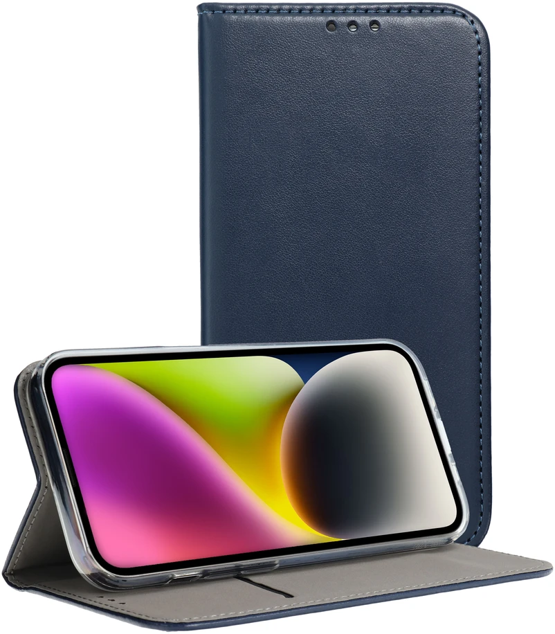 Dėklas Oem Flip case for Oppo Reno 16 PRO 5G Smart Magneto navy mėlynas