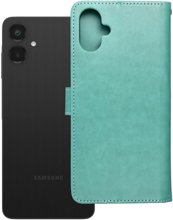 Forcell Oem MEZZO Book dėklas skirtas Samsung Galaxy A06 dreamcatcher žalios spalvos