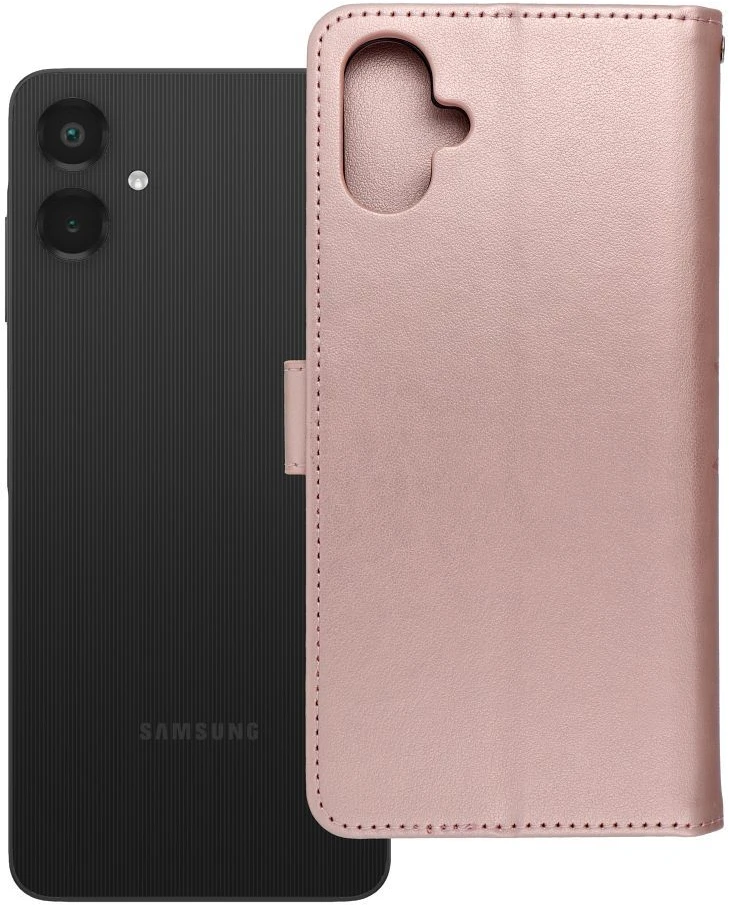 Forcell Oem MEZZO Book dėklas skirtas Samsung Galaxy A06 mandala rose aukso spalvos